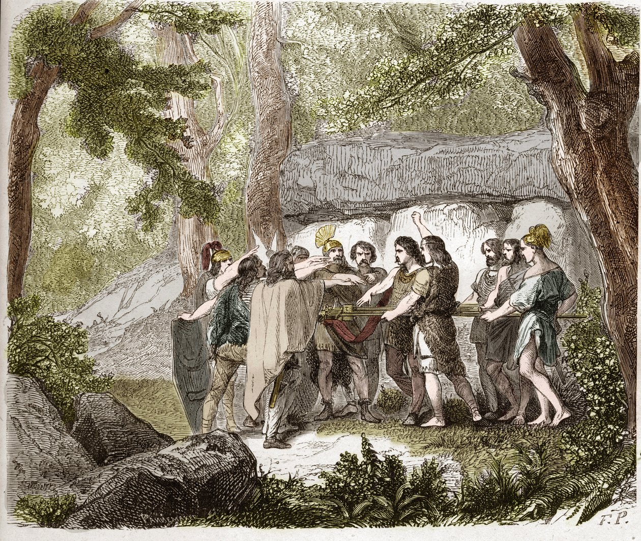 El galo y los galos: Juramento de los galos de Unknown artist