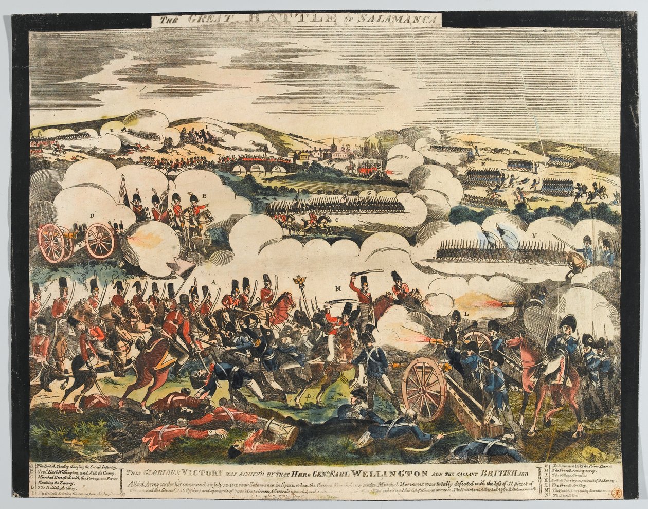 La Gran Batalla de Salamanca de Unknown artist