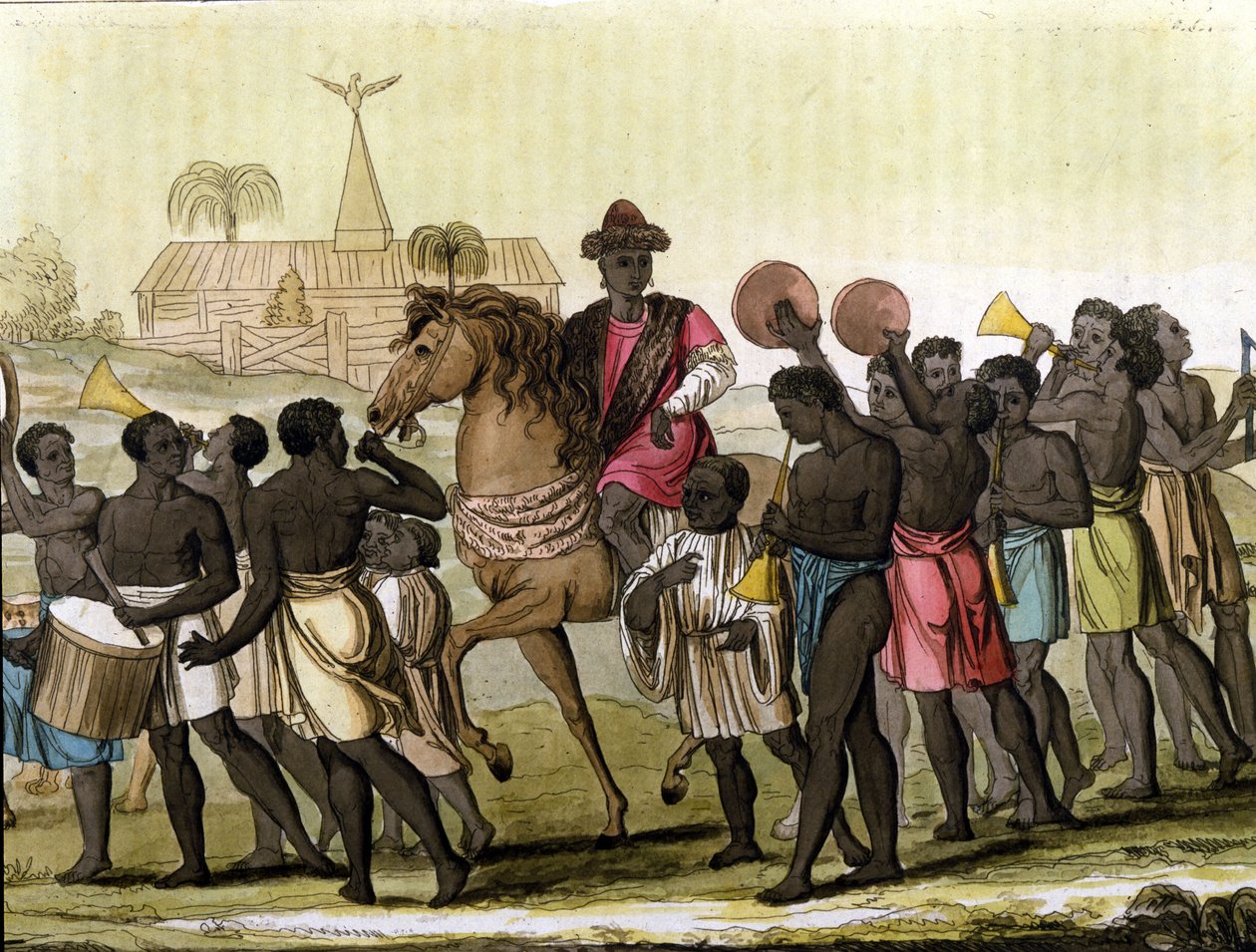 El rey de Benín (Dahomey) de Unknown artist