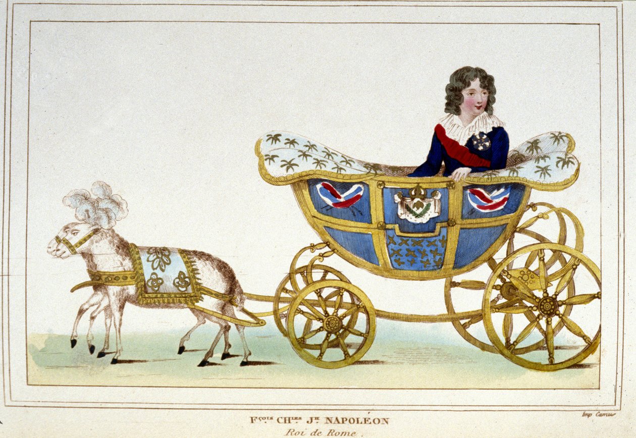 El Rey de Roma (Napoleón II) niño, hijo de Napoleón I de Unknown artist