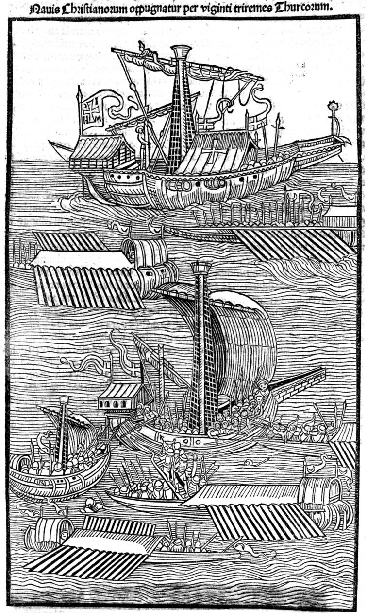 Los Caballeros de Rodas de Unknown artist