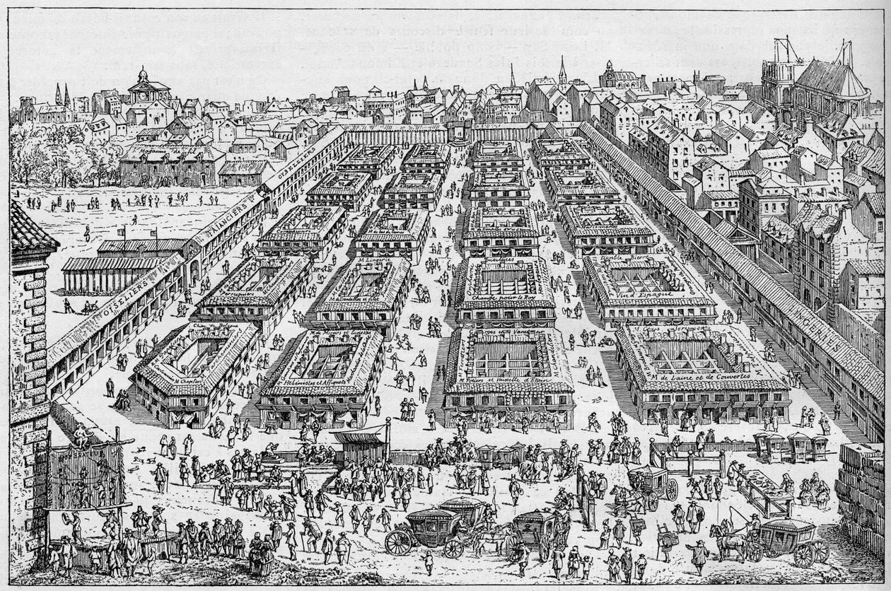 La Feria de Saint Germain en el siglo XVII. de Unknown artist