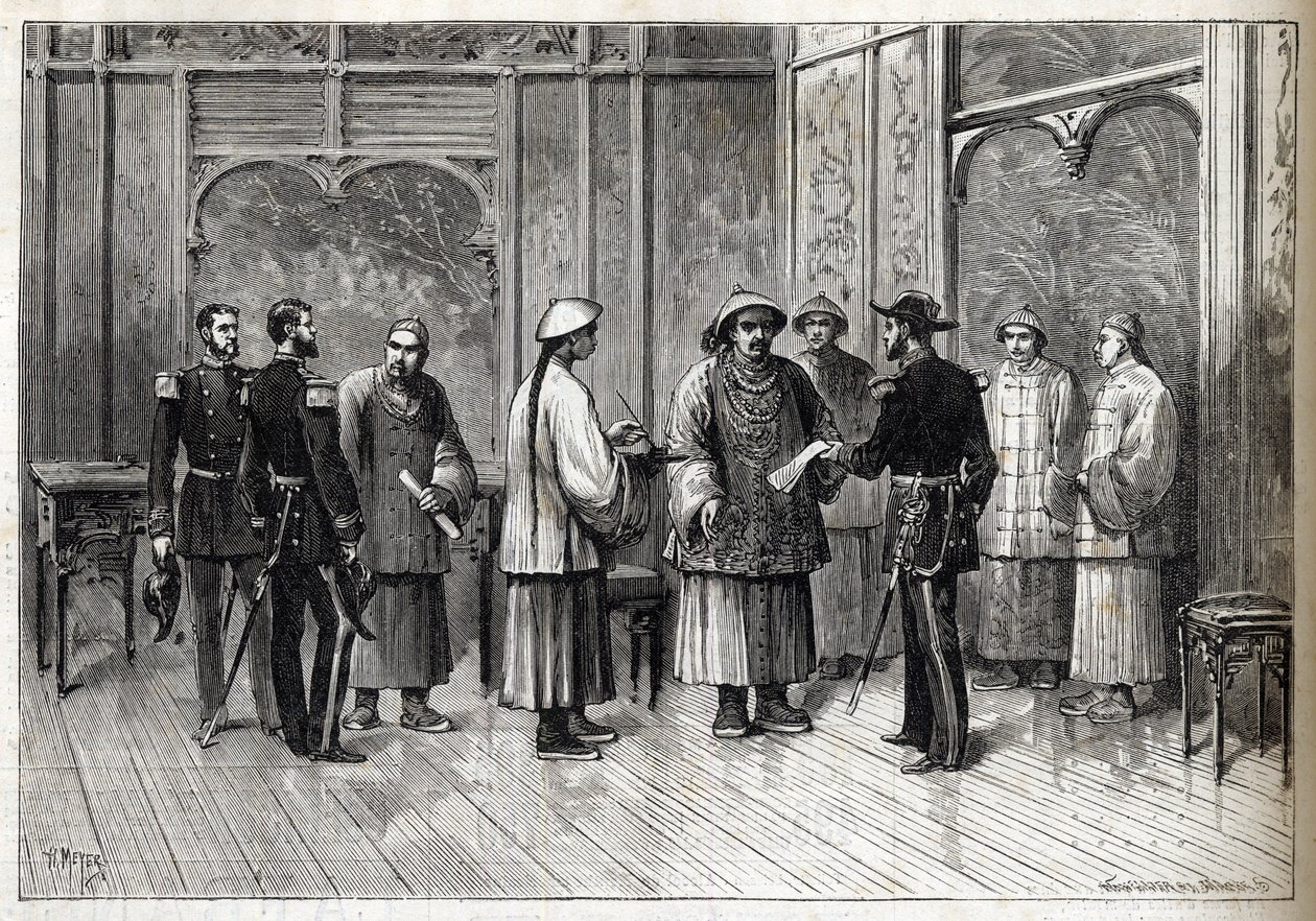 El Acuerdo de Tientsin o Convención Li-Fournier - Acuerdo de Tientsin - Convención Li-Fournier (Li Fournier) - 11 de mayo. de Unknown artist