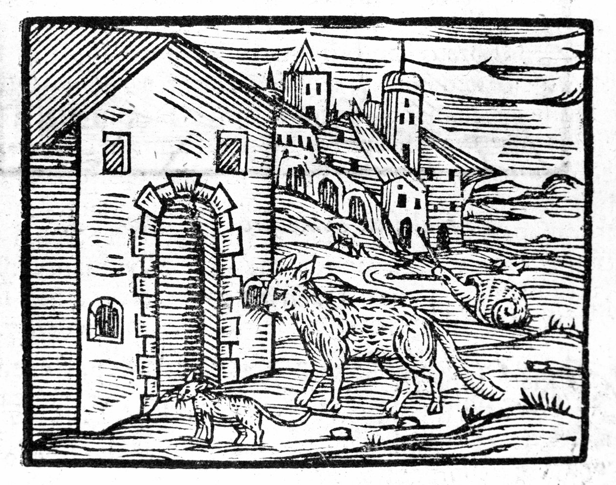 Los animales del diablo por Francesco Guaccio Compendium Maleficarum Milán 1608. de Unknown artist