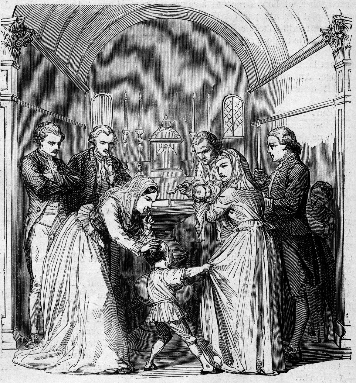 El bautismo de Napoleón Bonaparte de Unknown artist