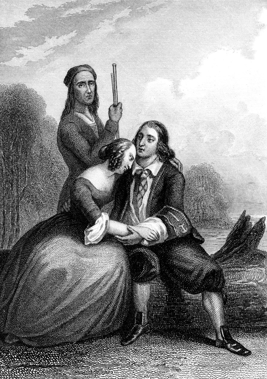 Las batallas de los pioneros, de "El lago Ontario" de Unknown artist
