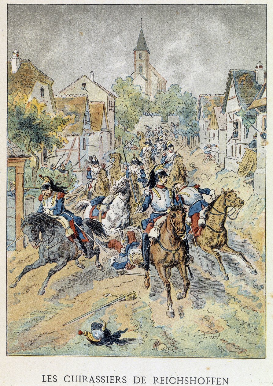 Los acorazados de Reichshoffen (Froeschwiller Woerth, Froeschwiller-Woerth), 6 de agosto de Unknown artist