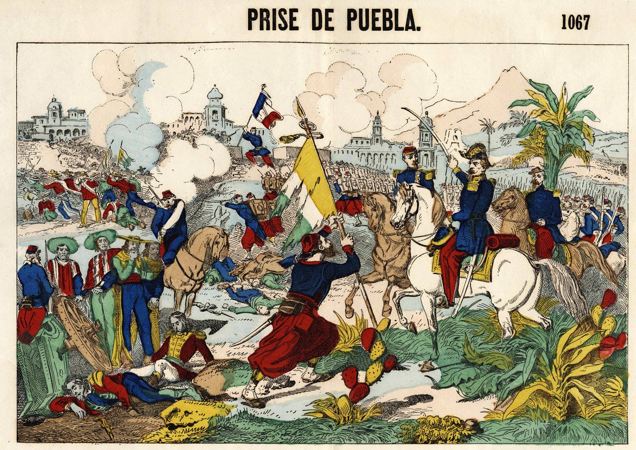 La captura de Puebla el 17 de mayo de Unknown artist