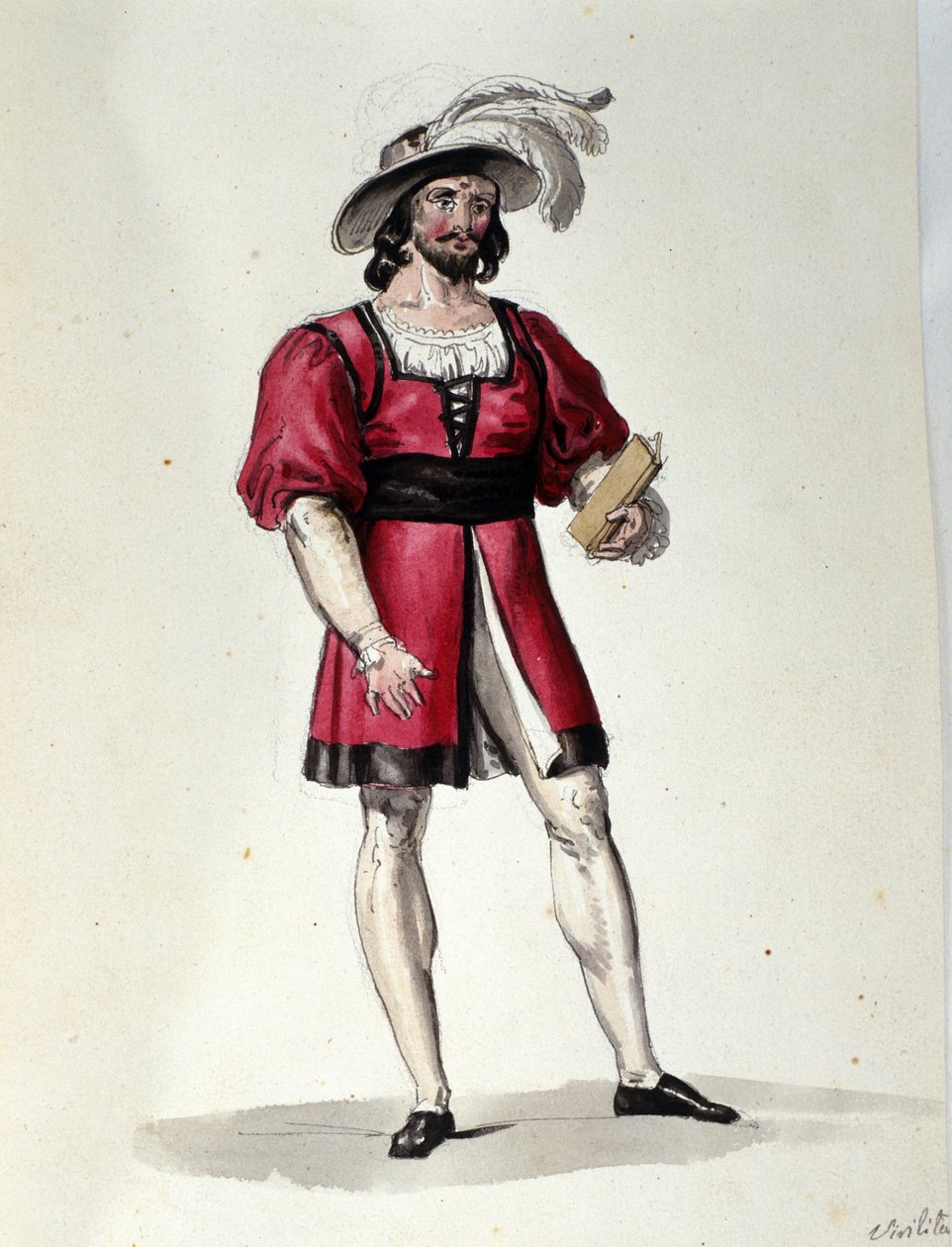 El personaje interpretando la Virilidad en el ballet 