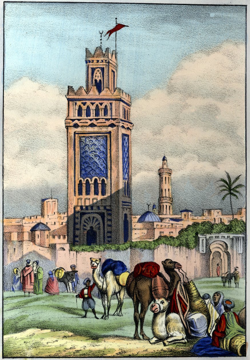 La ciudad de Orán en Argelia en 1840. en “L