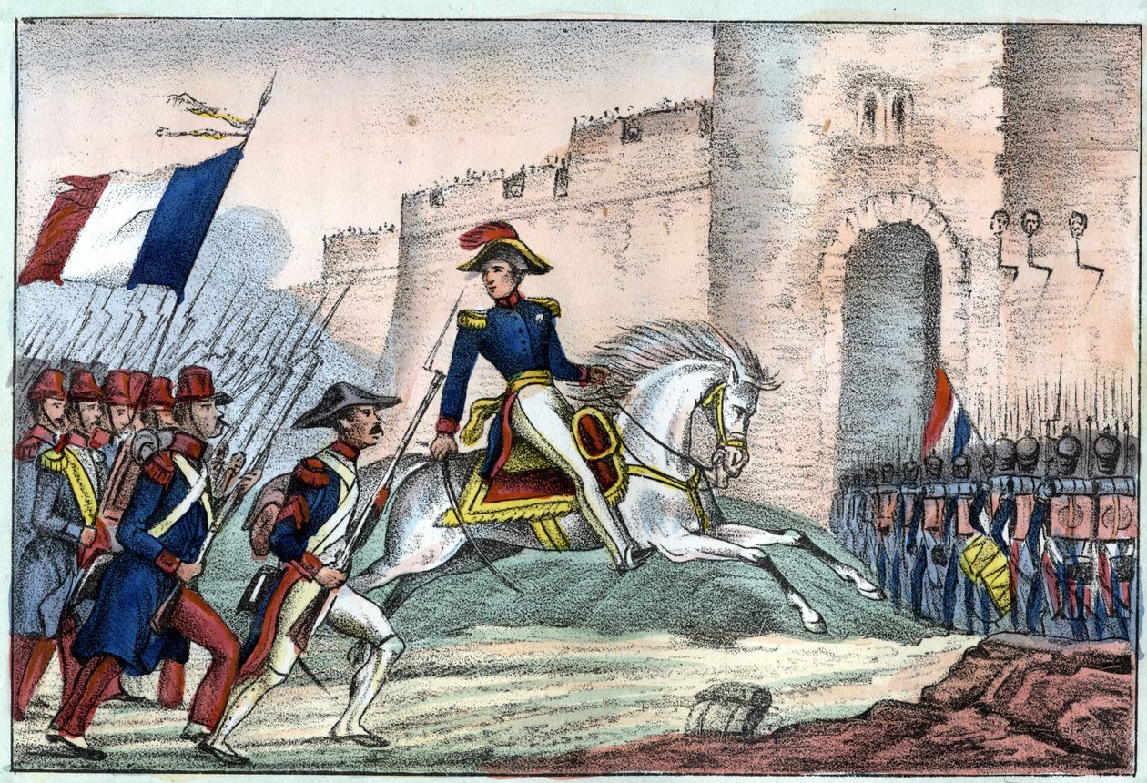 La entrada del ejército francés en Argel el 5 de julio de Unknown artist