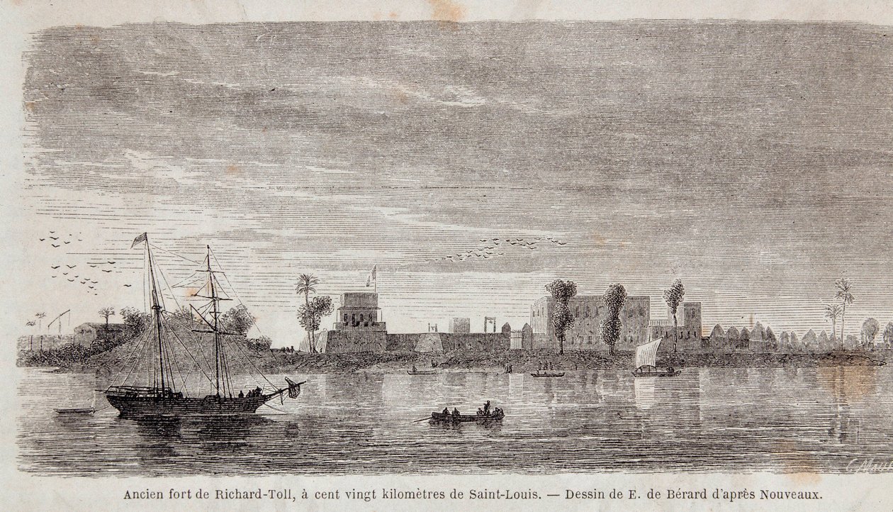 El antiguo Fuerte de Richard-Toll de Unknown artist