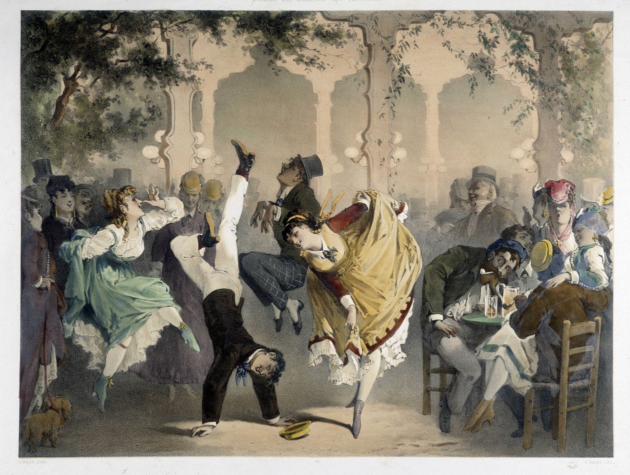 La reja en Bullier, circa 1860 de Unknown artist