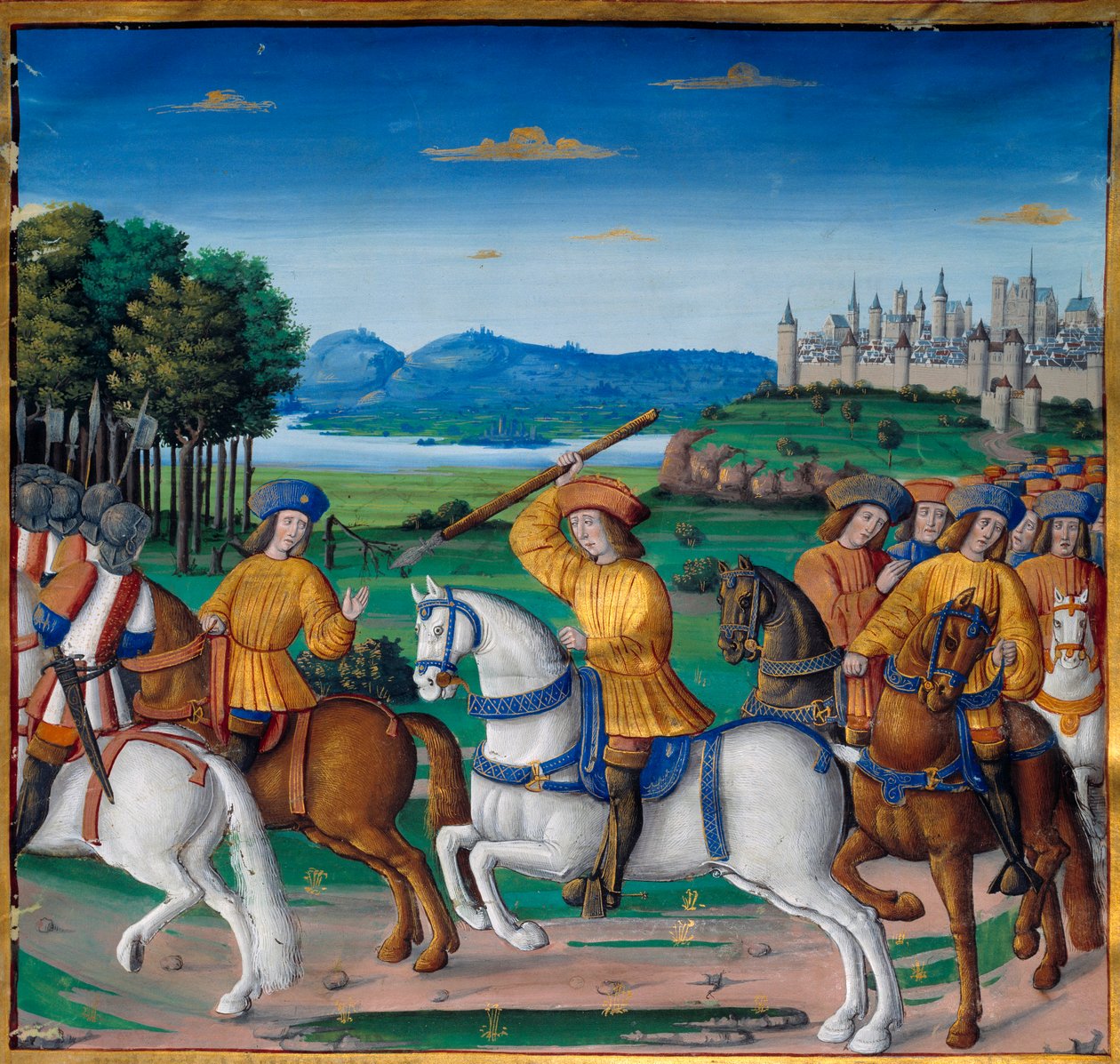 La locura de Carlos VI (1368 - 1422). Crónicas de Enguerrand de Monstrelet de Unknown artist