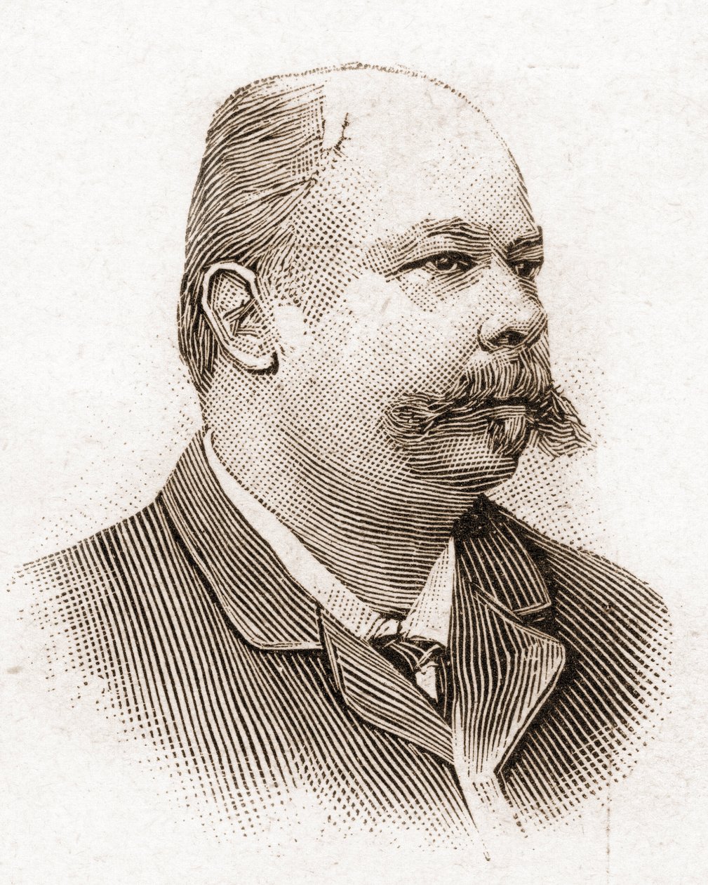Los miembros de la Academia Francesa en 1895: retrato de Henri (Henry) Meilhac (1831-1897), dramaturgo francés. de Unknown artist