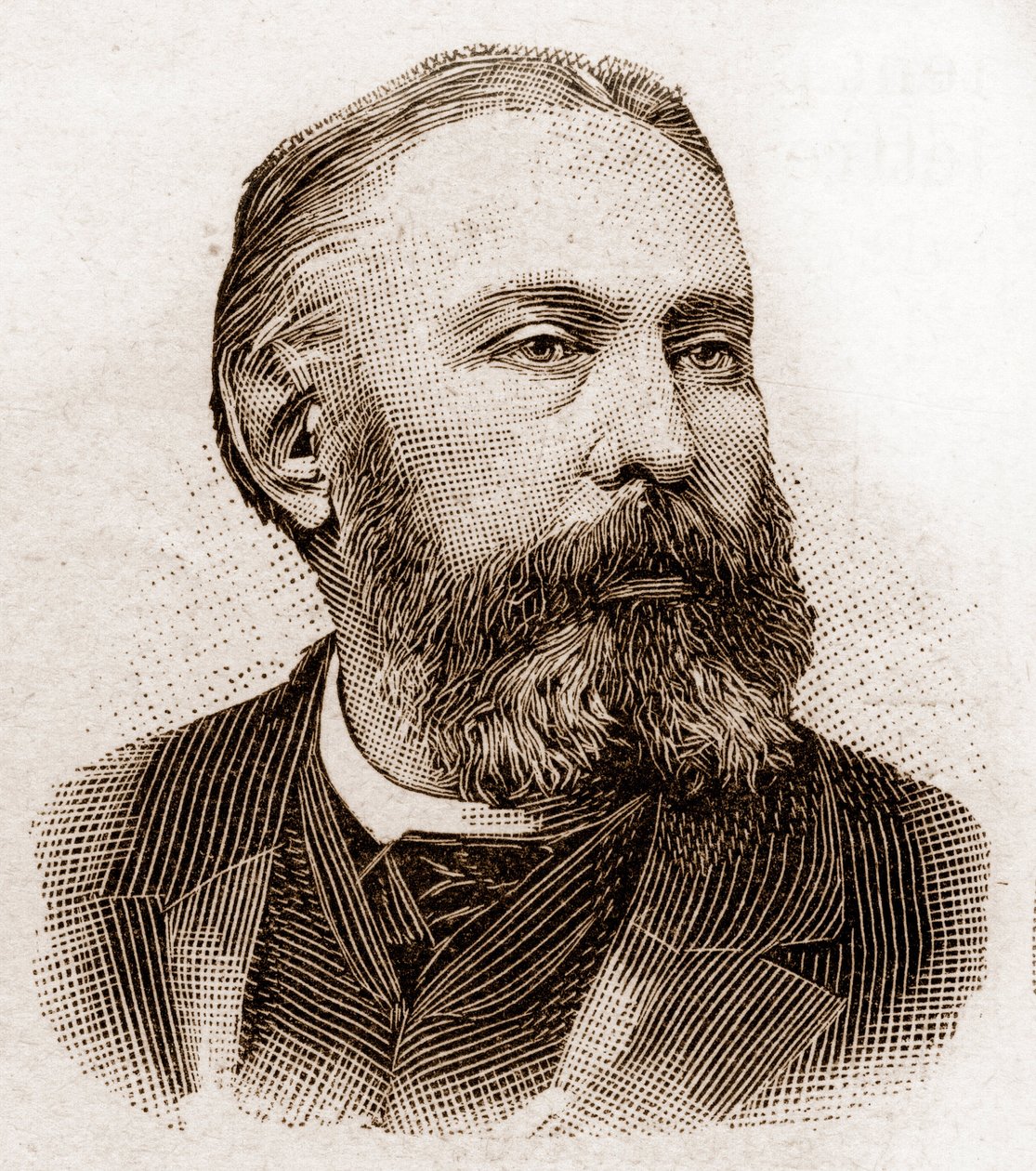 Miembros de la Academia Francesa en 1895: retrato de Sully Prudhomme (Armand Sully-Prudhomme) (1839-1907), poeta y ensayista francés. de Unknown artist