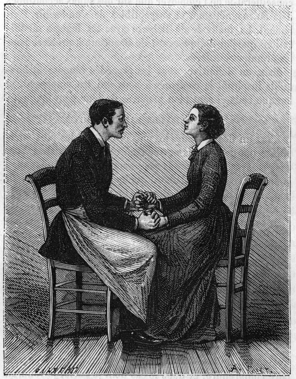 Los fenómenos del hipnotismo: Una forma de determinar el sueño hipnótico. de Unknown artist