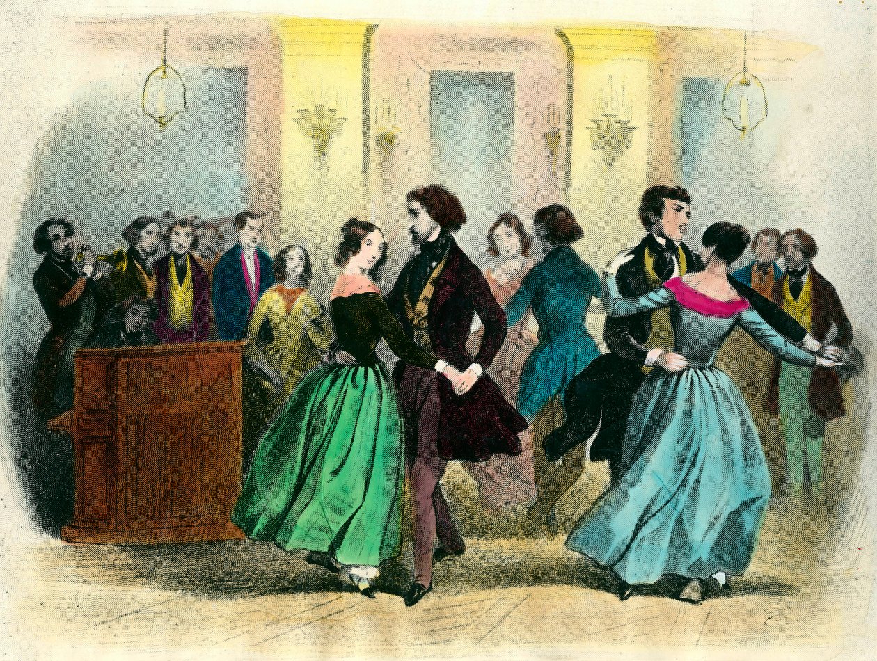 El vals: un baile en la clase media de Unknown artist