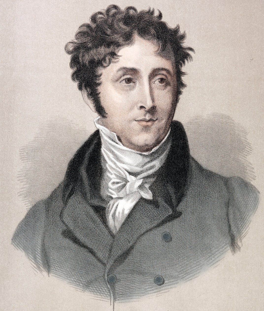 Thomas Campbell (1777-1844), poeta escocés de Unknown artist