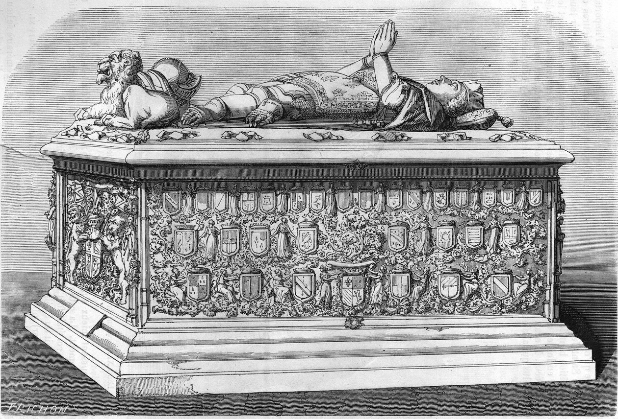 Tumba de Carlos el Temerario, duque de Borgoña (1433-1477) de Unknown artist