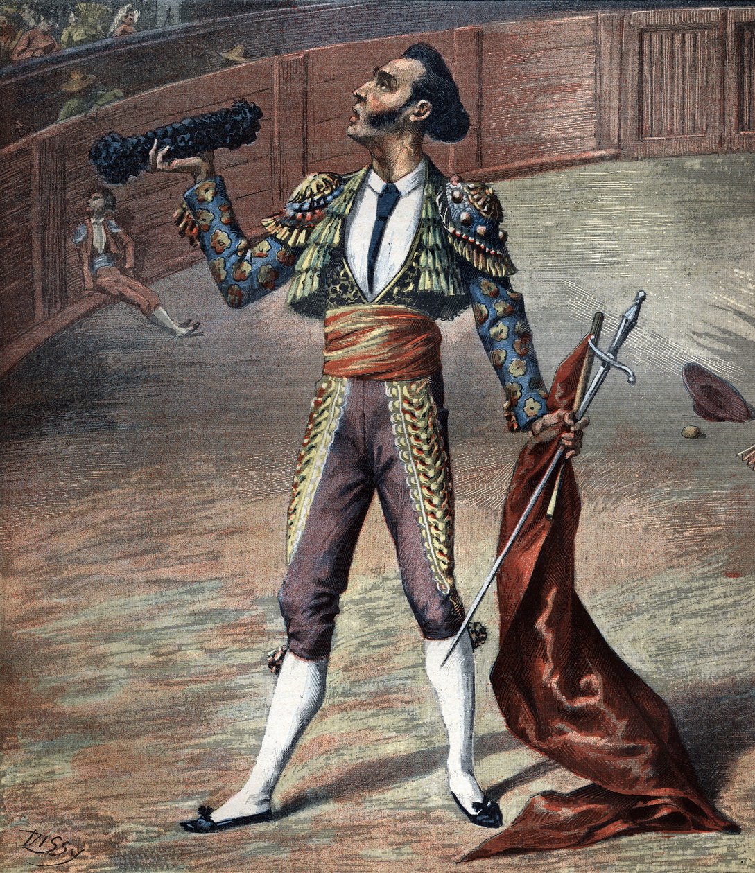 Traje de torero en 1892. de Unknown artist