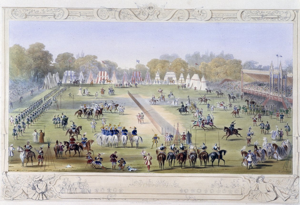 Visión general del torneo - en “Caballero de Inglaterra” de J. Whatman, ed. T. M