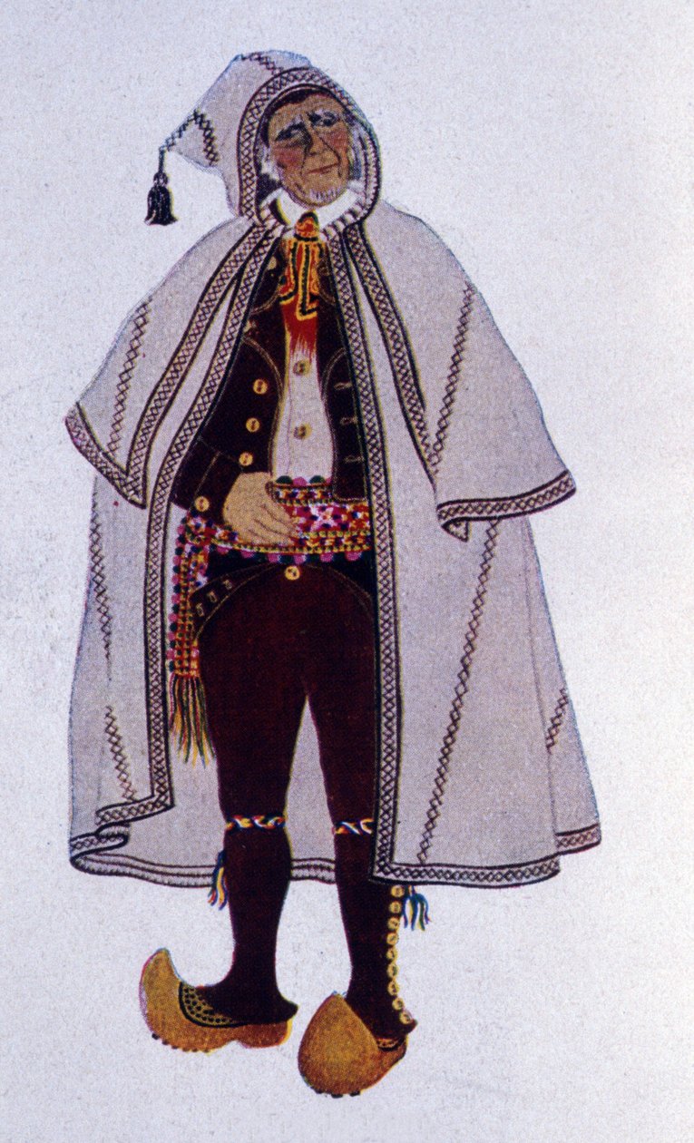 Traje tradicional de pastor de Labassere, Bearne de Unknown artist