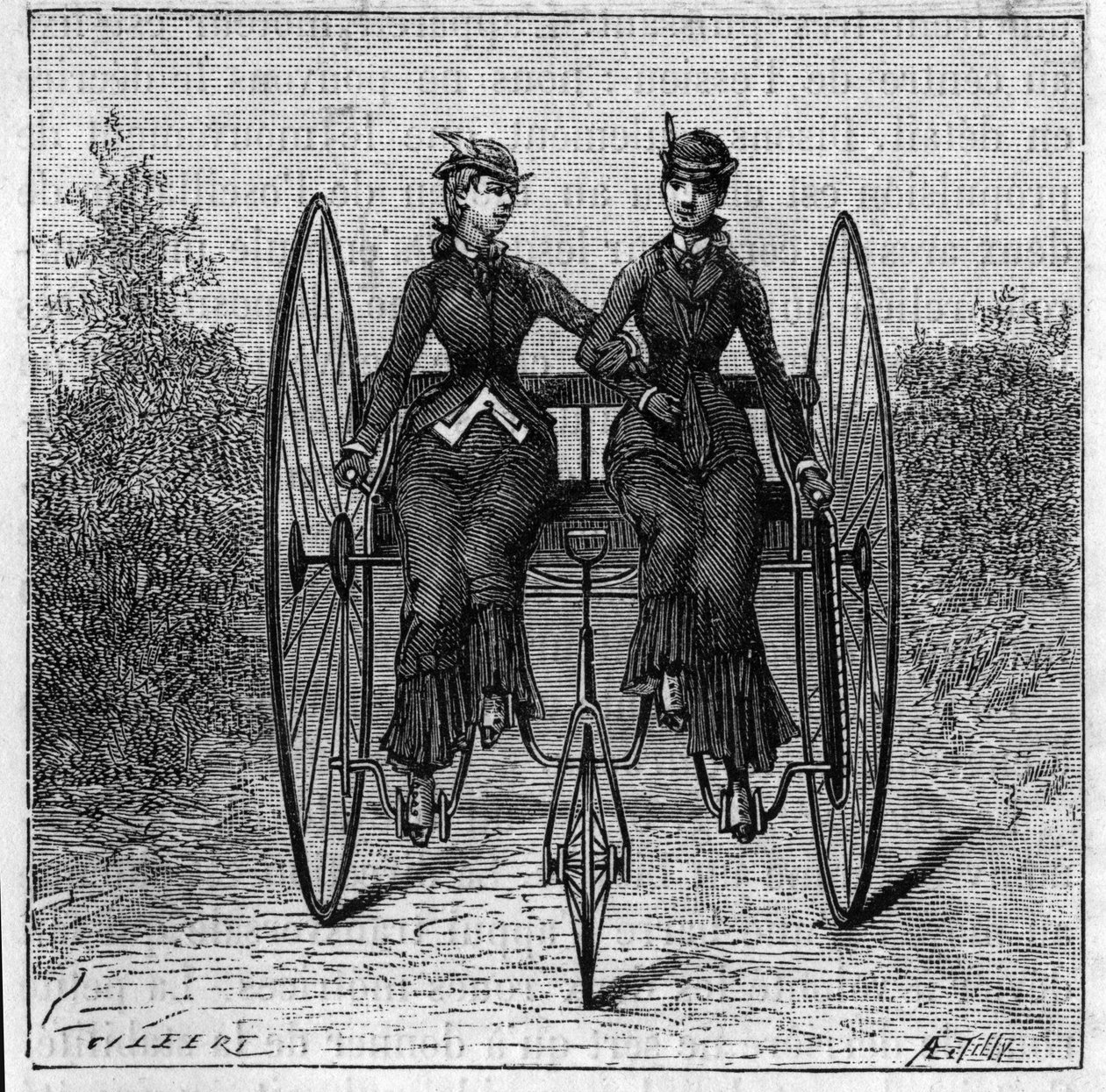 Triciclos en la Exposición del Stanley Club en Londres, Inglaterra de Unknown artist
