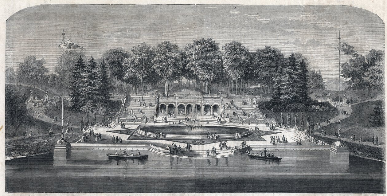 Vista del jardín 