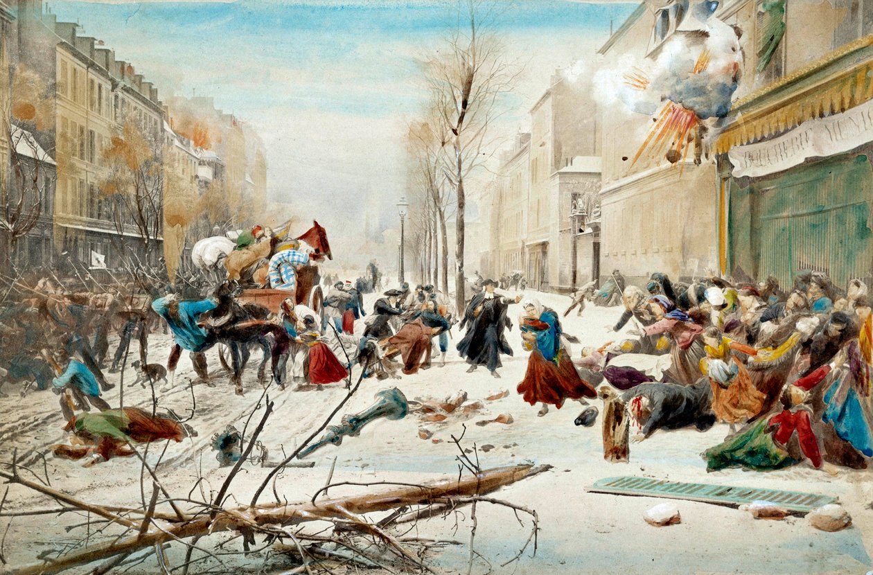 Guerra de 1870: el asedio de París en 1870 de Unknown artist