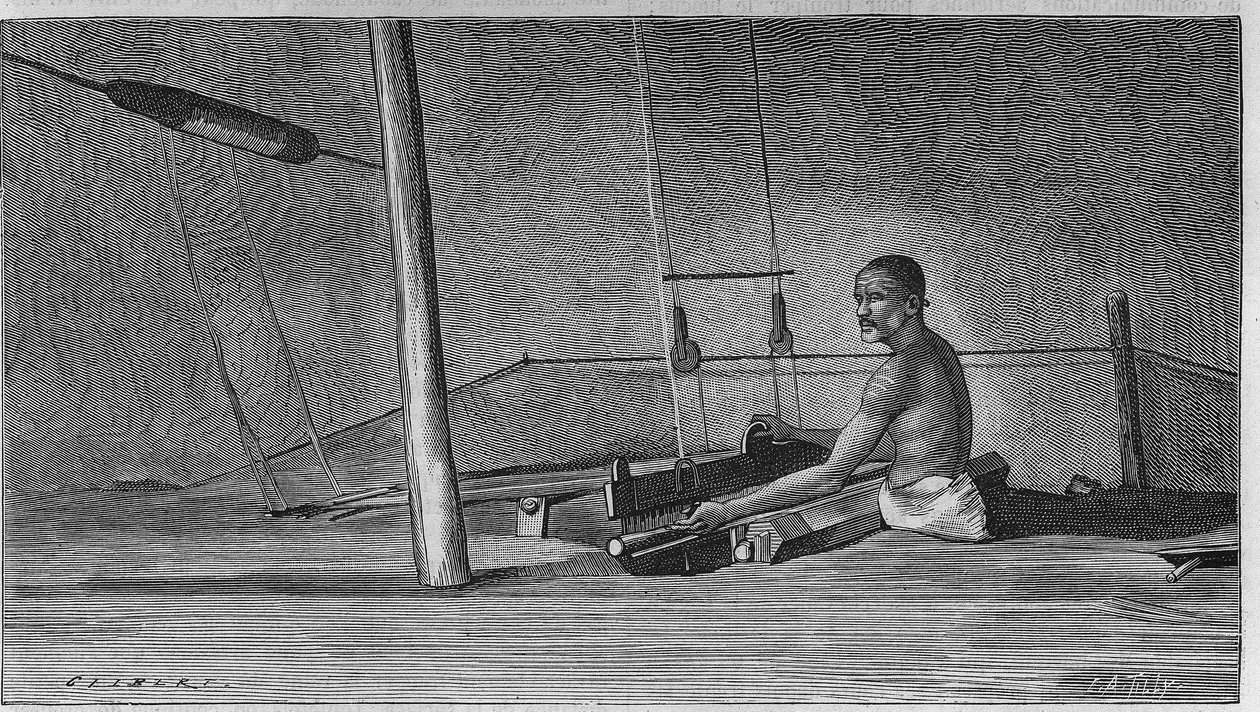 Tejido en India: El oficio del tejedor de Unknown artist