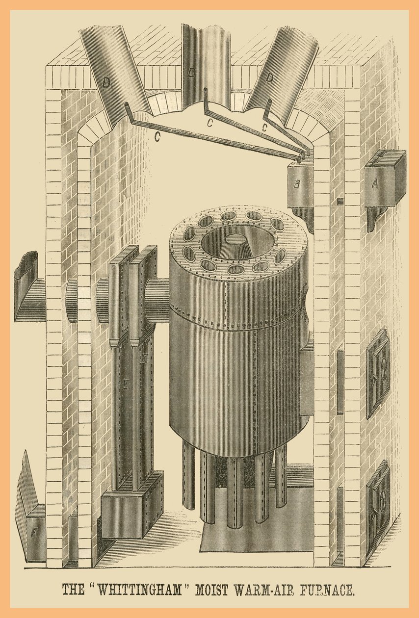 Horno de aire caliente Whittingham de Unknown Artist