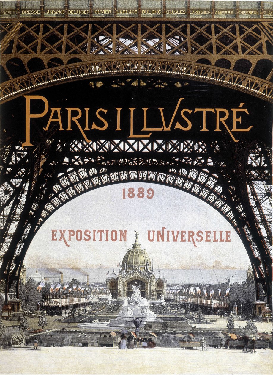 Exposición mundial en París en 1889 en “París ilustrado” de Unknown artist
