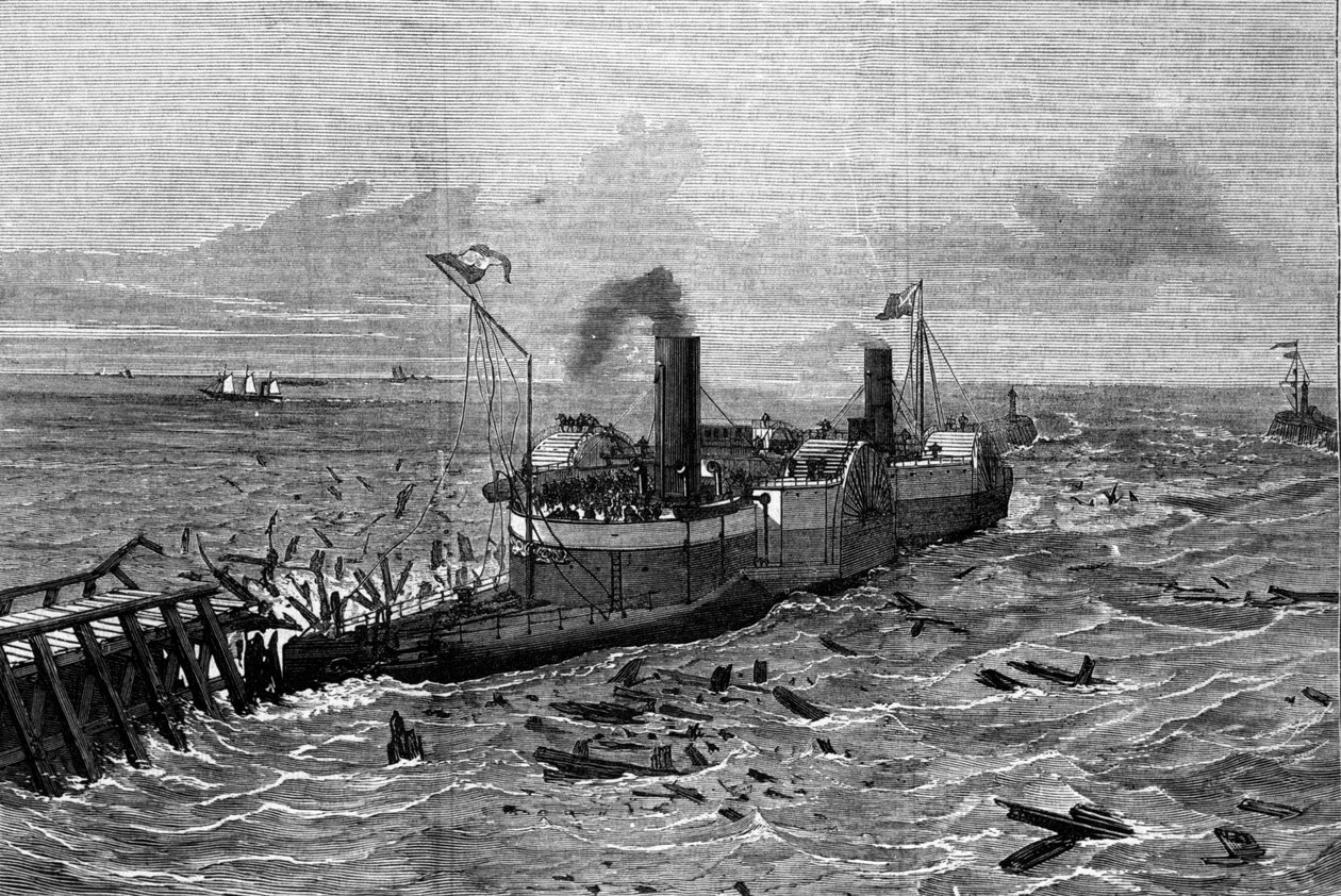Barco diseñado contra el mareo por Henry Bessemer (1813-1898). de Unknown artist