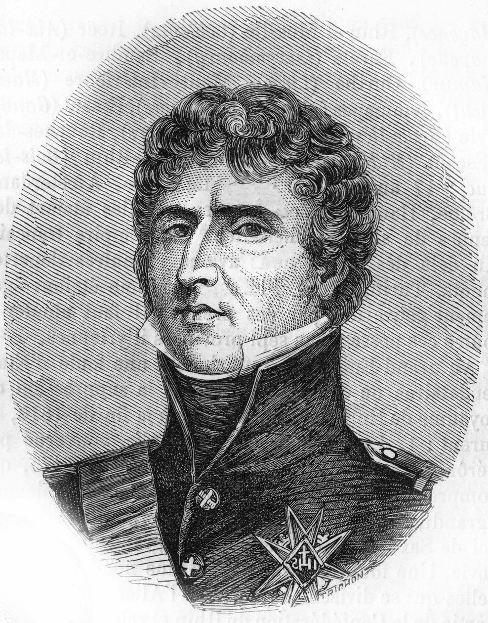 Retrato de Charles John - Baptist Bernadotte (1763-1844), Mariscal de Francia, Rey Carlos XIV de Suecia y Noruega. de Unknown artist