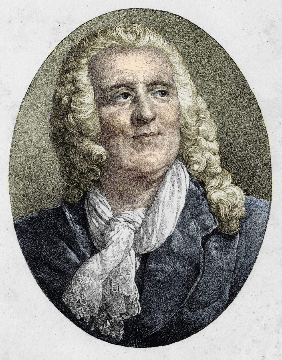 Retrato de Alexis Piron. Poeta y dramaturgo francés (1689-1773). de Unknown artist
