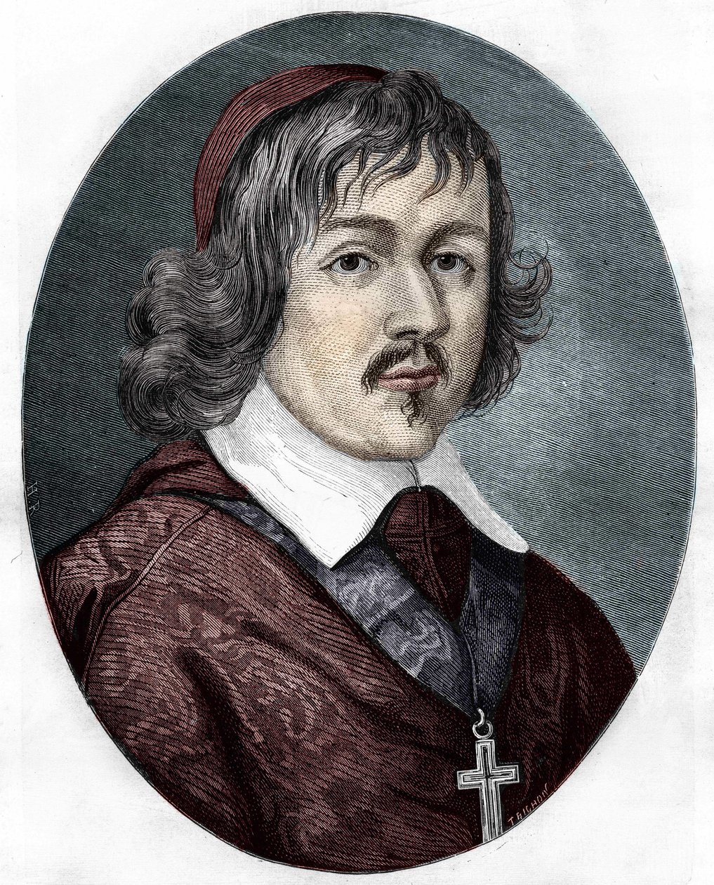 Retrato del Cardenal de Retz (Jean François Paul de Gondi) (1614-1679), coadjutor del Arzobispo de París, escritor y político francés. de Unknown artist