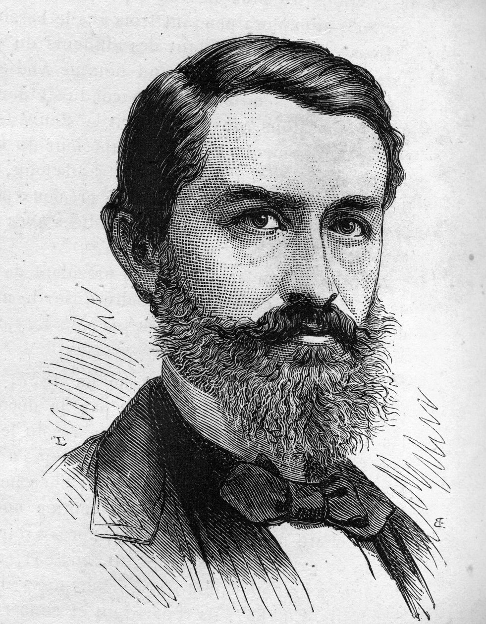Retrato de Henri Duveyrier, orientalista, viajero y geógrafo francés de Unknown artist