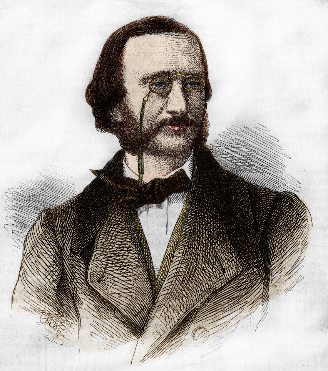 Retrato de Jacques Offenbach (1819-1880), compositor alemán, naturalizado francés de Unknown artist