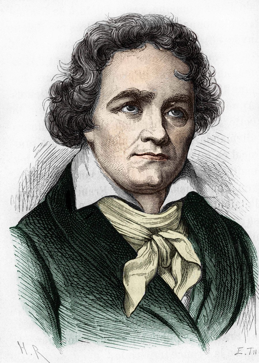 Retrato de Ludwig van Beethoven. Compositor alemán (1770 a 1827). de Unknown artist