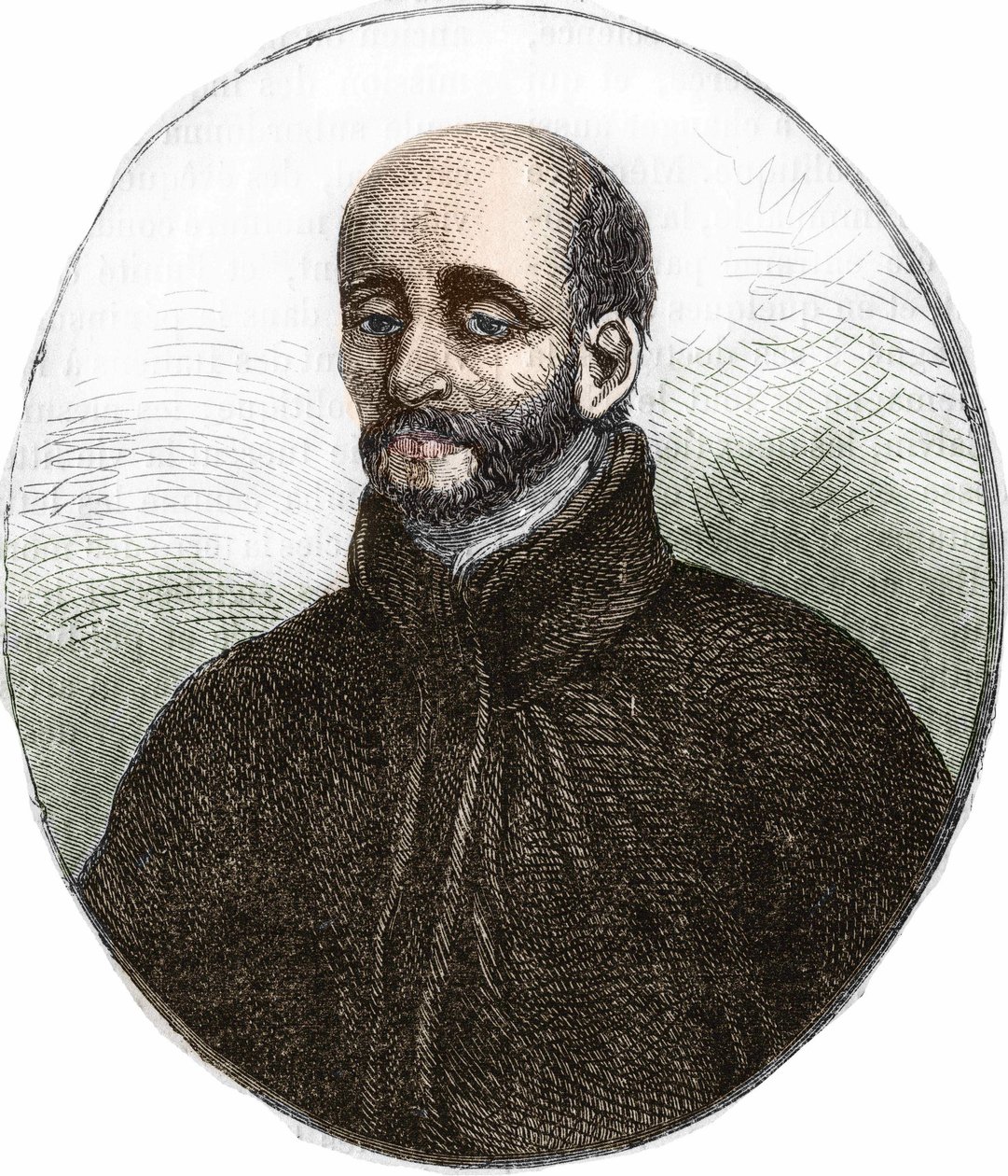 Retrato de San Ignacio de Loyola (1491-1556), fundador de la Compañía de Jesús de Unknown artist