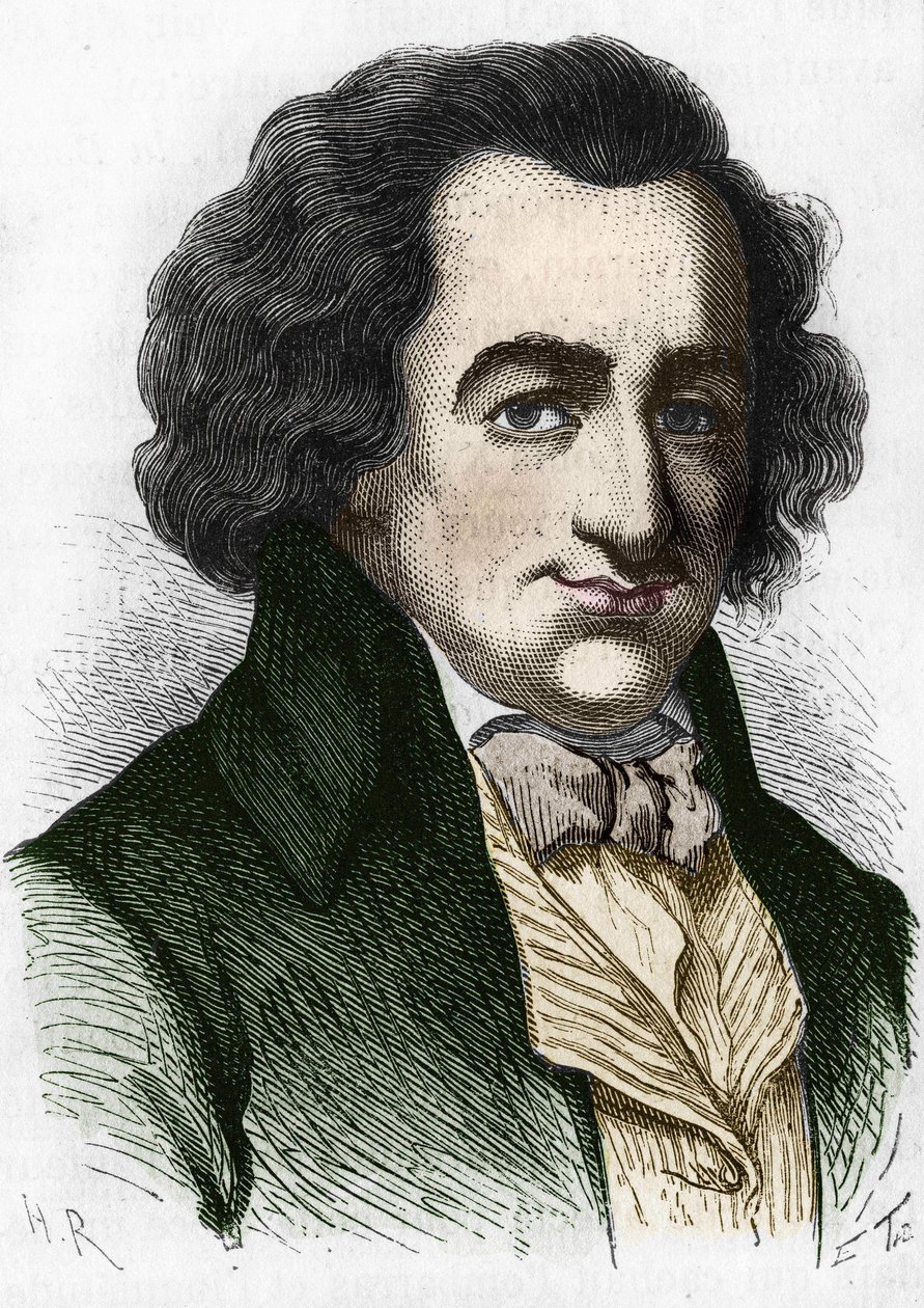 Retrato de Thomas Paine (1737-1809), escritor y político británico. de Unknown artist