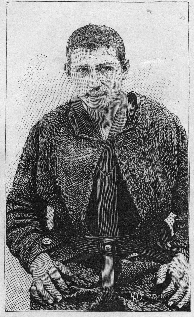 El anarquista Caserio Santo asesino del presidente Sadi Carnot (1837-1894) de Unknown artist