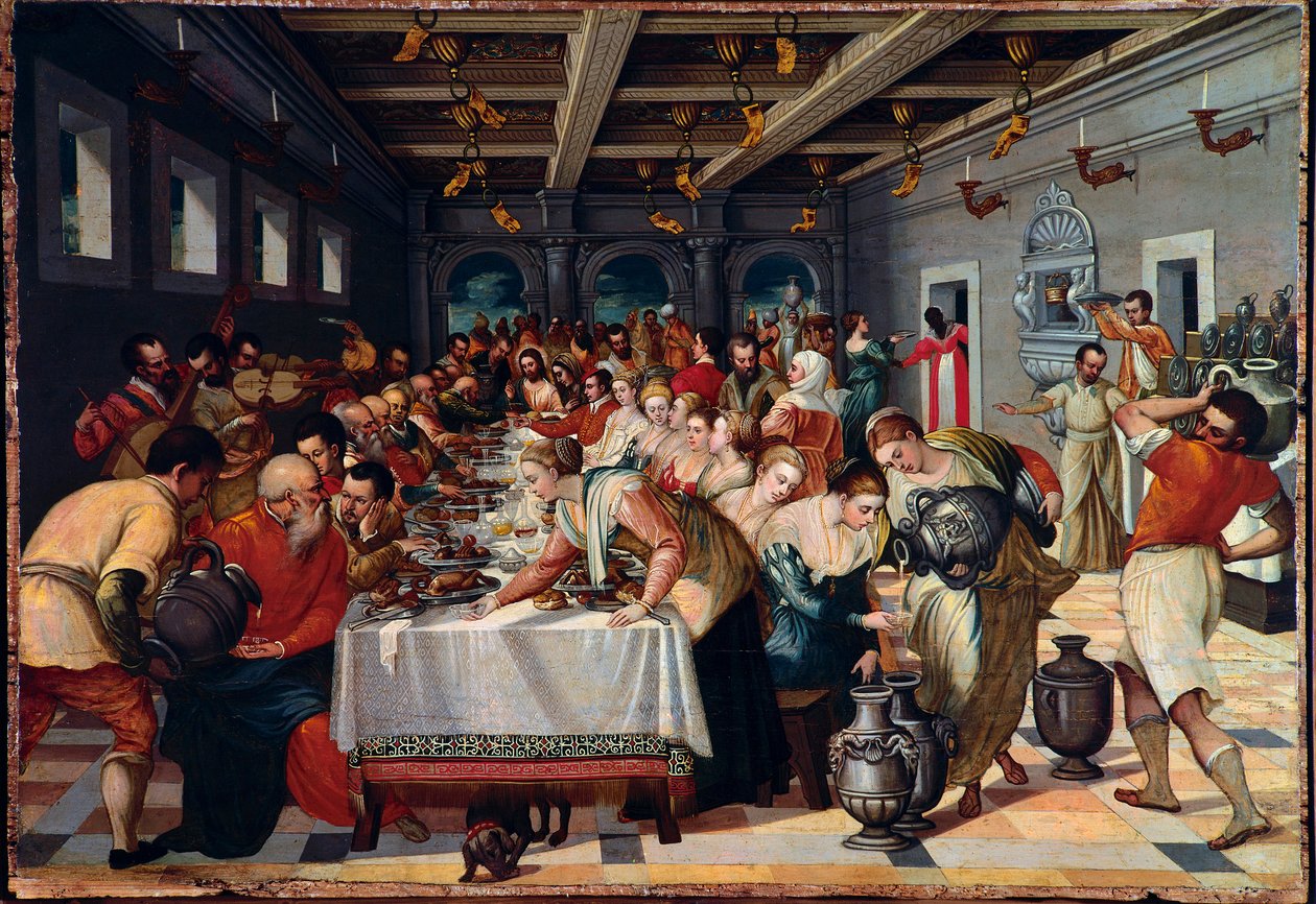 Las bodas de Caná de Unknown artist