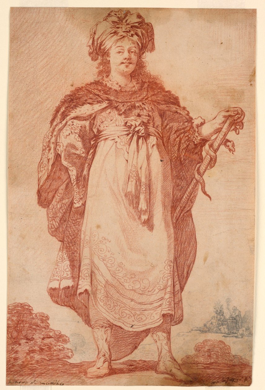 Dibujo, Cleobolo, hacia 1650 de Unknown artistUnknown artist