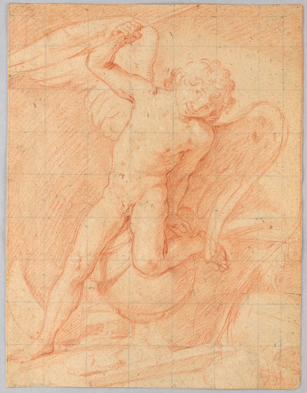 Dibujo, Cupido, 1650-1700 de Unknown artistUnknown artist