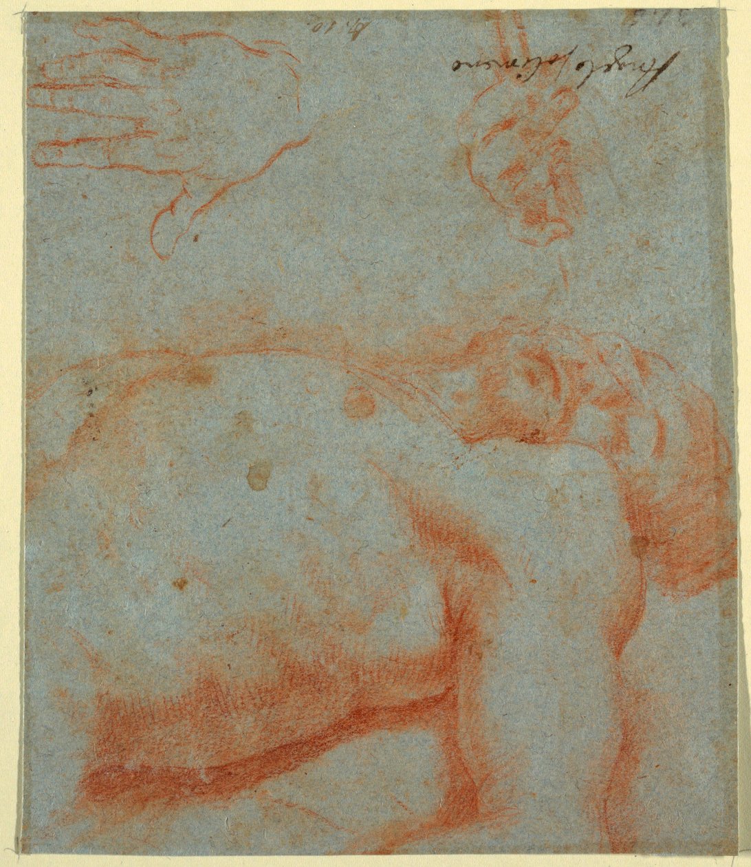 Dibujo, Cristo muerto, siglo XVII-principios del XVIII de Unknown artistUnknown artist