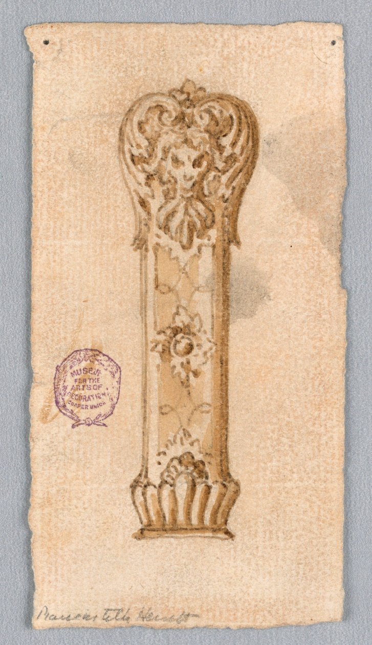 Dibujo, Diseño de un asa, Siglos XVII-XIX de Unknown artistUnknown artist