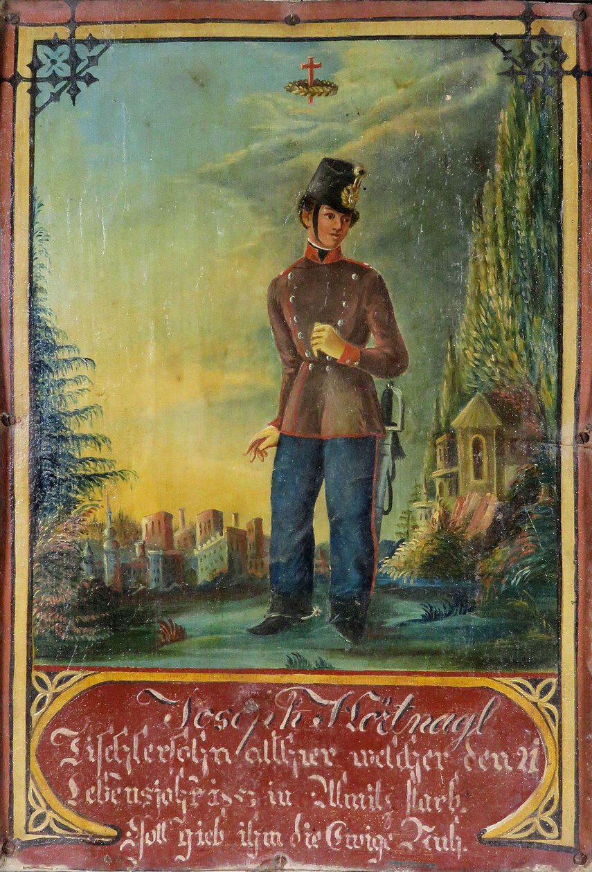 Cuadro conmemorativo de Joseph Hörtnagl 1853 de Unknown artistUnknown artist