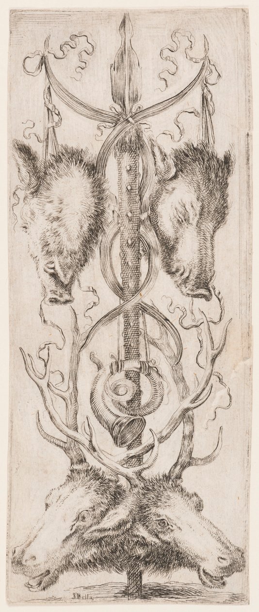 Grabado, Ornamentos o grotescos (Grotesque Ornament), ca. 1653 de Unknown artistUnknown artist